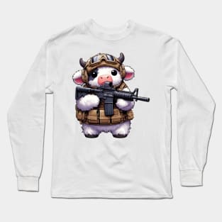 Fluffy Cow Long Sleeve T-Shirt